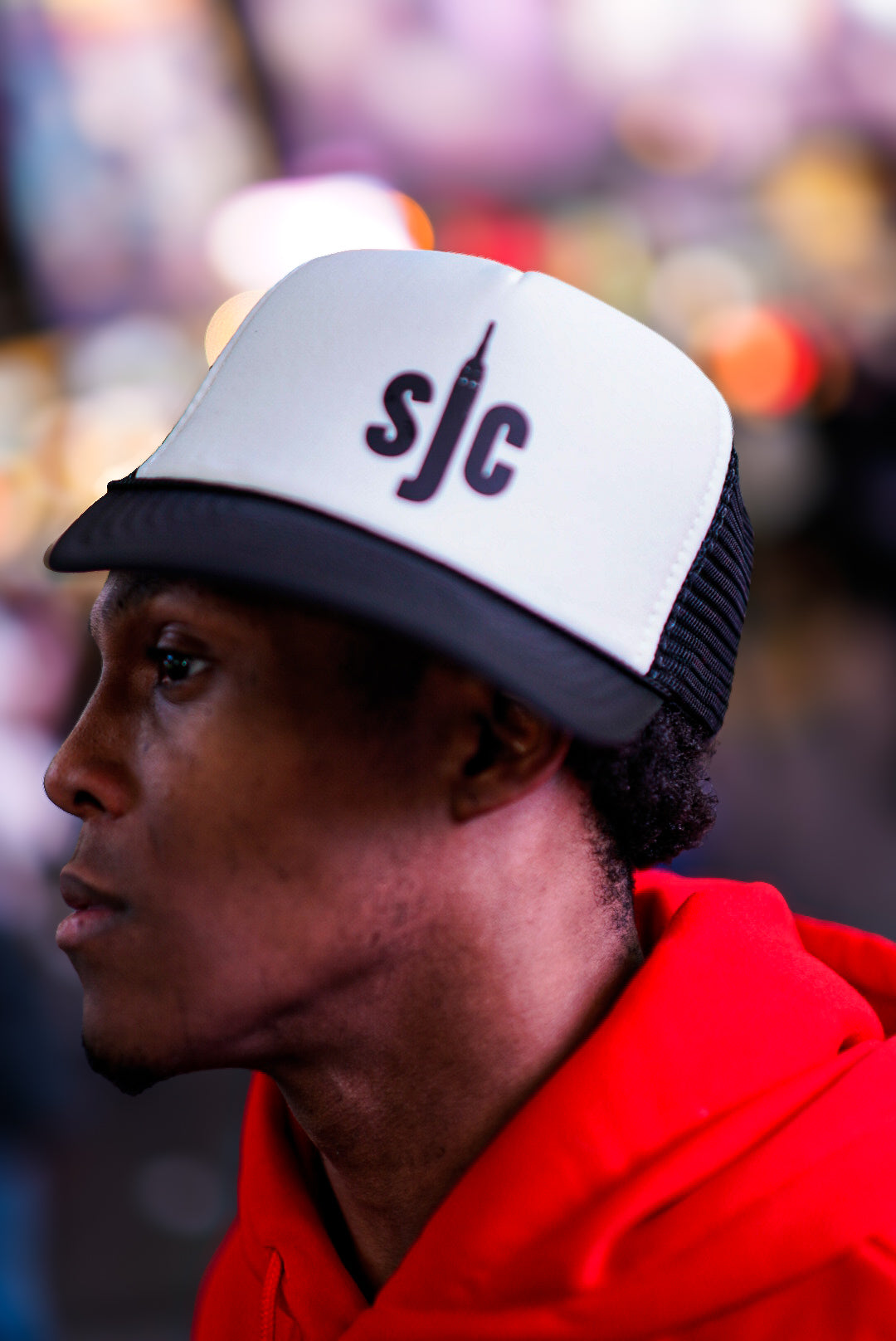 BLACK/WHITE SJC TRUCKER