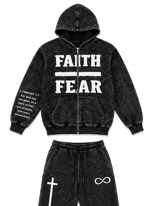 FAITH>FEAR Acid Wash Set- Preorder