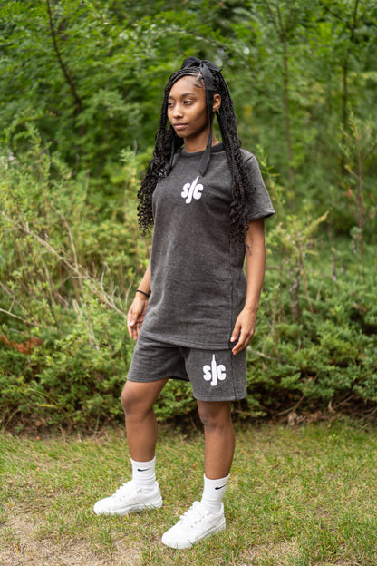 SJC ACID BLACK SHORT SET