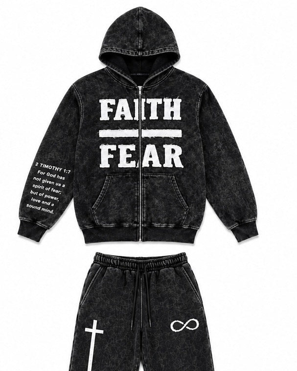 FAITH>FEAR Acid Wash Set- Preorder (first 50 orders $120)