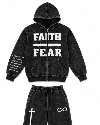 FAITH>FEAR Acid Wash Set- Preorder (first 50 orders $120)